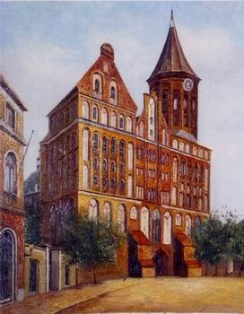 unknow artist European city landscape, street landsacpe, construction, frontstore, building and architecture. 135 Germany oil painting art
